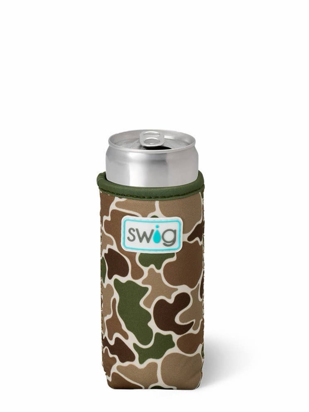 Swig Life Hunting Camo Slim Can Coolie